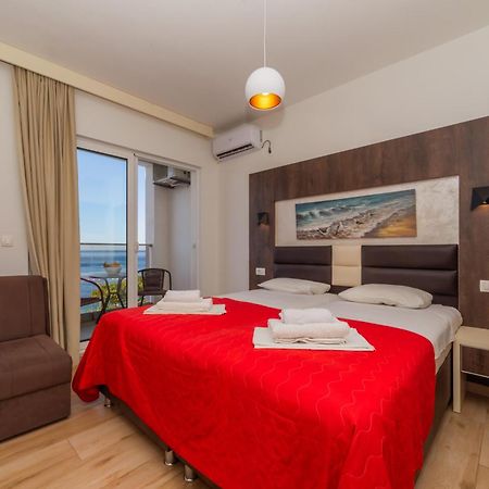 David Lux Beach Rooms Dobra Voda Ngoại thất bức ảnh