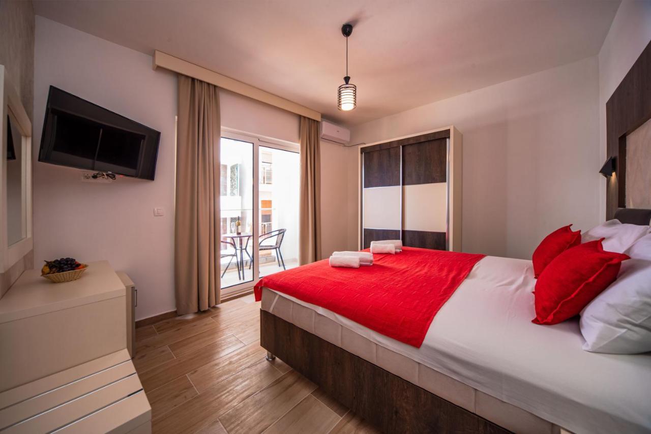 David Lux Beach Rooms Dobra Voda Ngoại thất bức ảnh