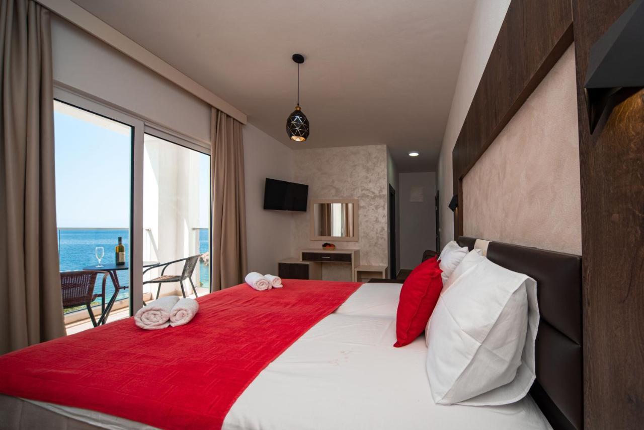 David Lux Beach Rooms Dobra Voda Ngoại thất bức ảnh