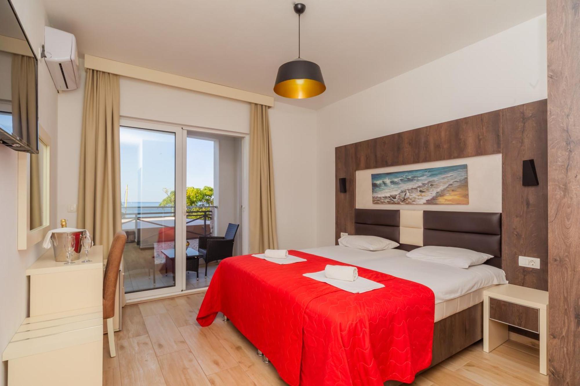 David Lux Beach Rooms Dobra Voda Ngoại thất bức ảnh