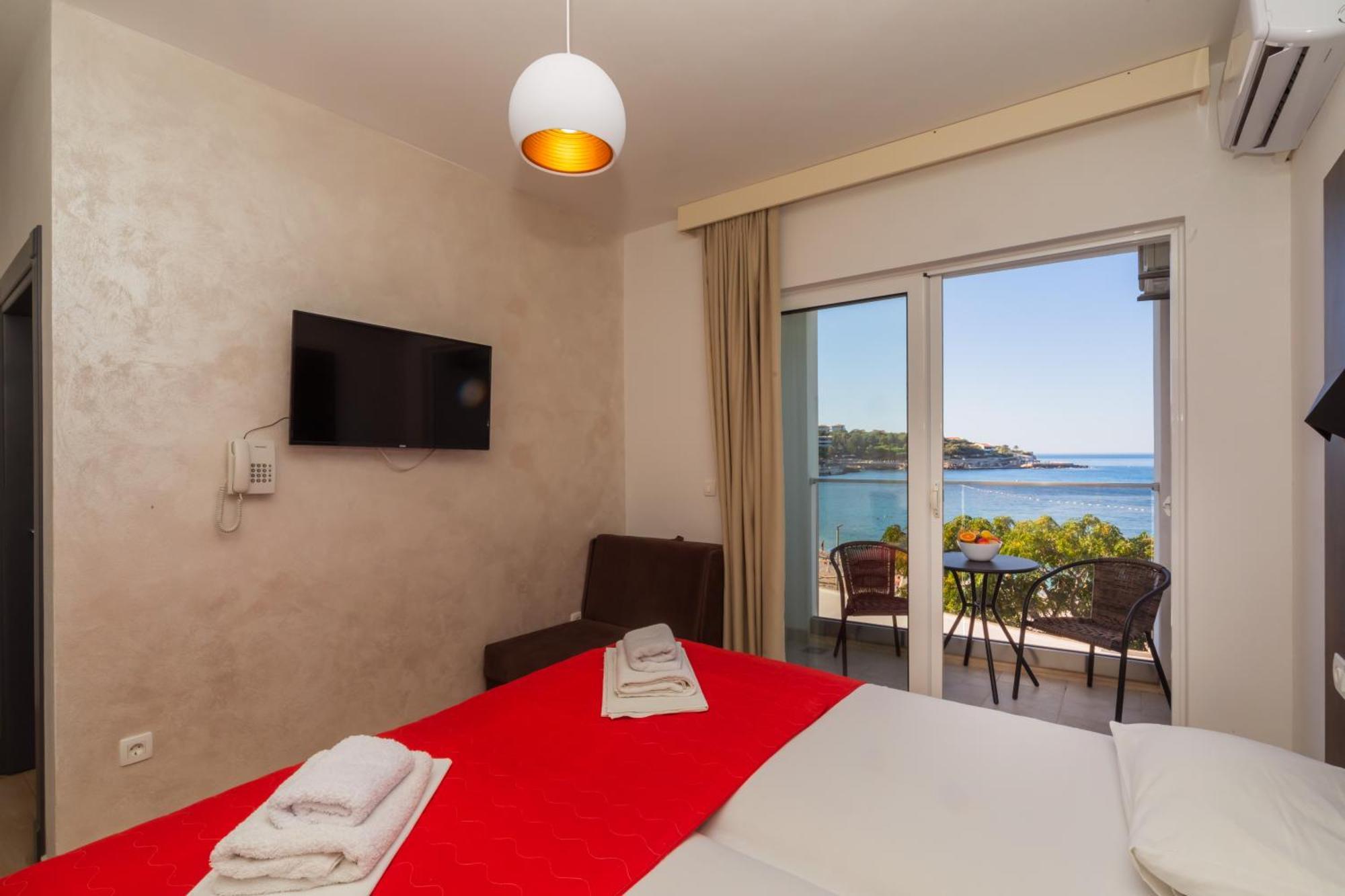 David Lux Beach Rooms Dobra Voda Ngoại thất bức ảnh